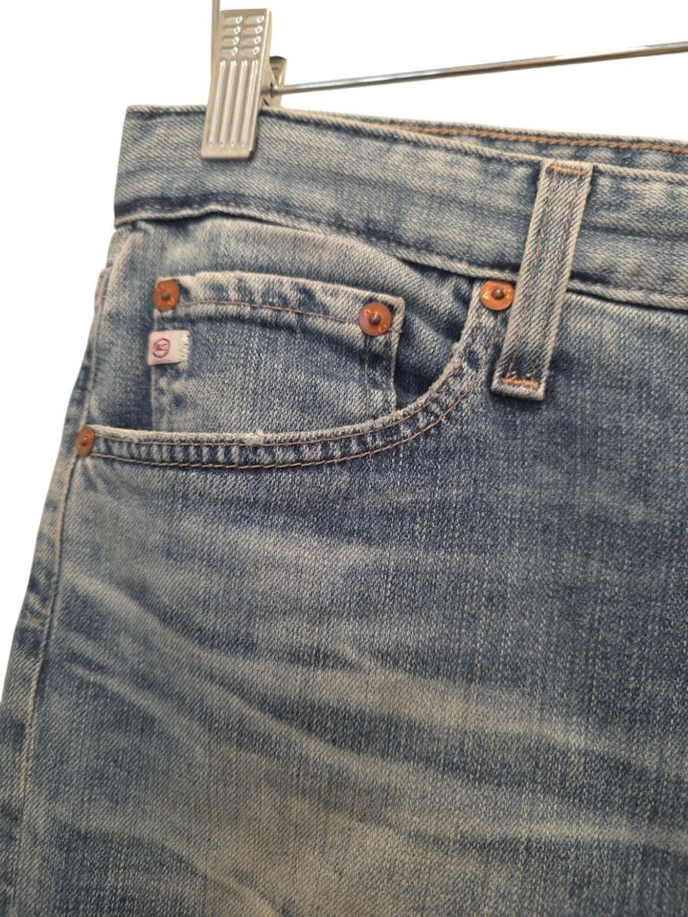 AG Adriano Goldschmied Ex-Boyfriend Slouchy Slim Cropped AG-ED Denim Jeans 27 - Picture 5 of 13